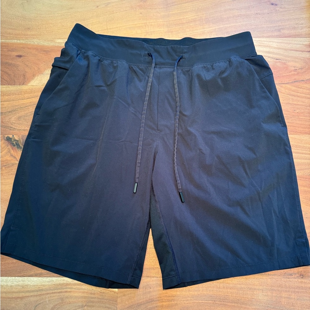 Men’s Black Lululemon Zeroed In Linerless Short 9" - Large